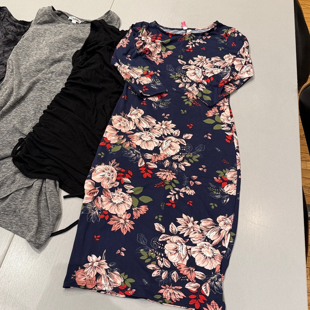 Floral And Solid Dresses Bundle - image 2